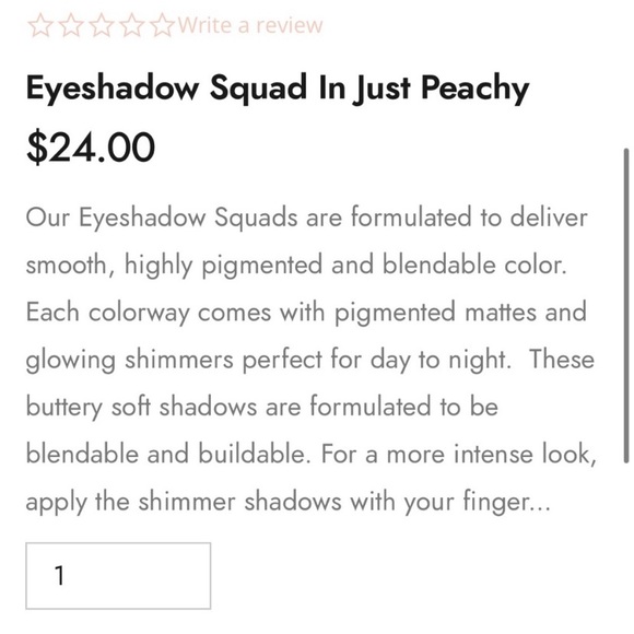 Floss Brand New “ Just Peachy” Eyeshadow Palette - Picture 7 of 7